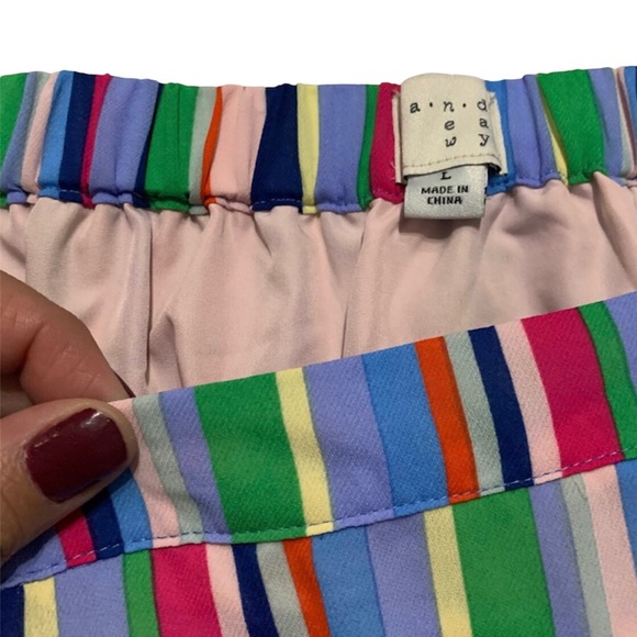 🌈THE COLORFUL STRIPE SKIRT - Picture 4 of 8
